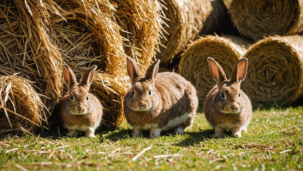 Sélection de foin pour lapins : qualité et variété assurées
